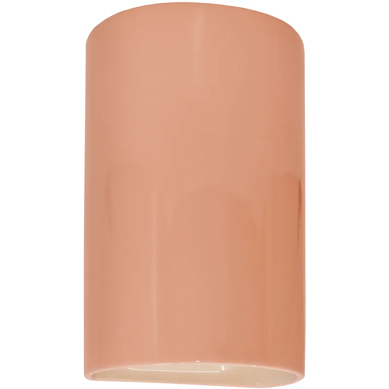 Ambiance LED 7.75 inch Gloss Blush Wall Sconce Wall Light in 1000 Lm LED