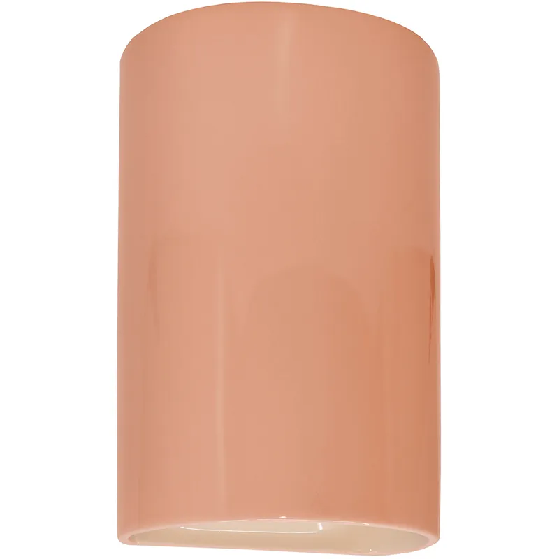 Ambiance LED 5.75 inch Gloss Blush Wall Sconce Wall Light in 1000 Lm LED