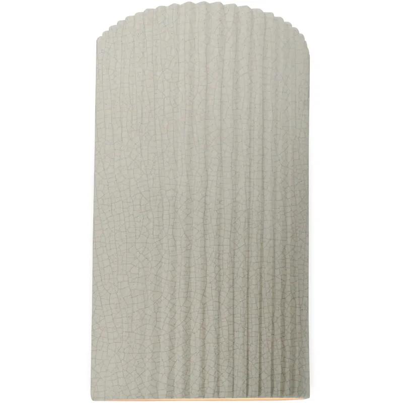 Ambiance LED 7.75 inch White Crackle ADA Wall Sconce Wall Light