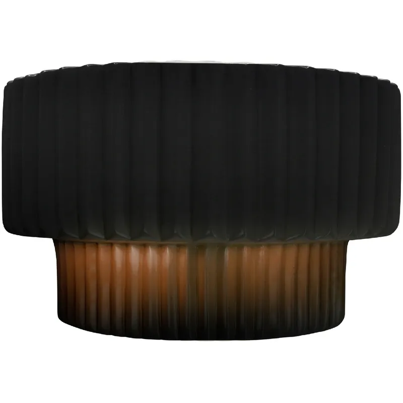 Ambiance LED 10 inch Carbon Matte Black and Champagne Gold Wall Sconce Wall Light