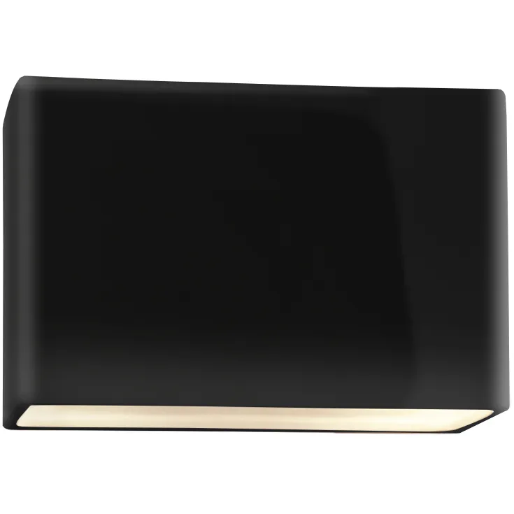 Ambiance 1 Light 10 inch Matte Black ADA Wall Sconce Wall Light
