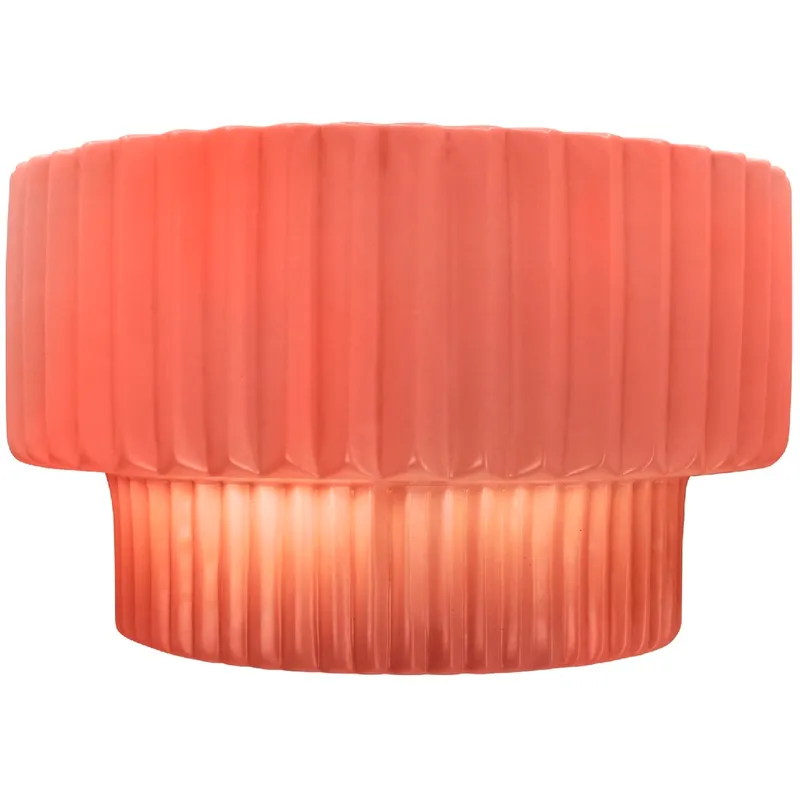 Ambiance LED 10 inch Gloss Blush Wall Sconce Wall Light