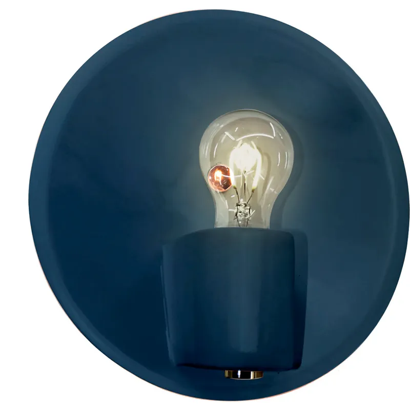 Ambiance Collection 1 Light Midnight Sky with Brushed Nickel Wall Sconce Wall Light