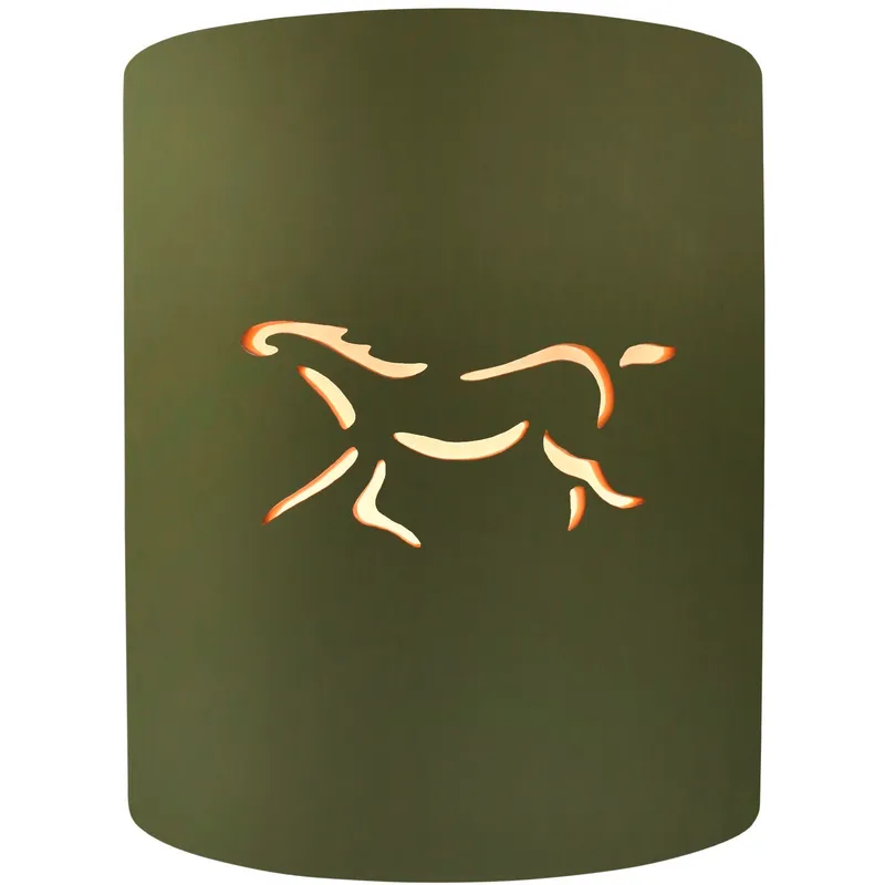 Sun Dagger LED 8 inch Matte Green Wall Sconce Wall Light