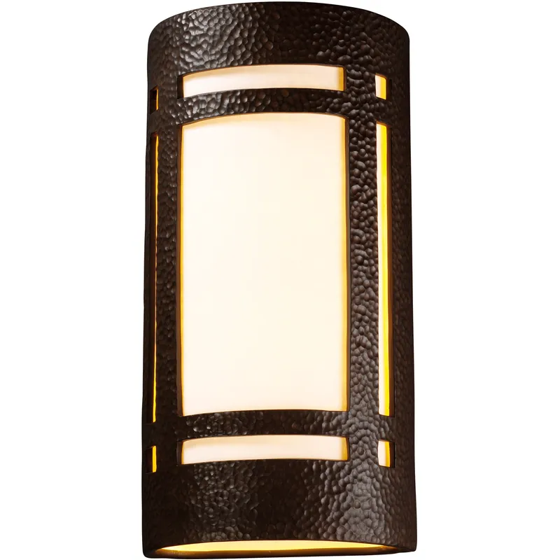 Ambiance LED 11 inch Terra Cotta Wall Sconce Wall Light in 2000 Lm LED, Really Big