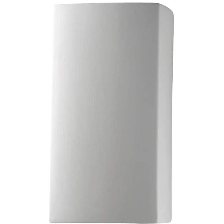 Ambiance Rectangle LED 5.25 inch Bisque ADA Wall Sconce Wall Light, Small
