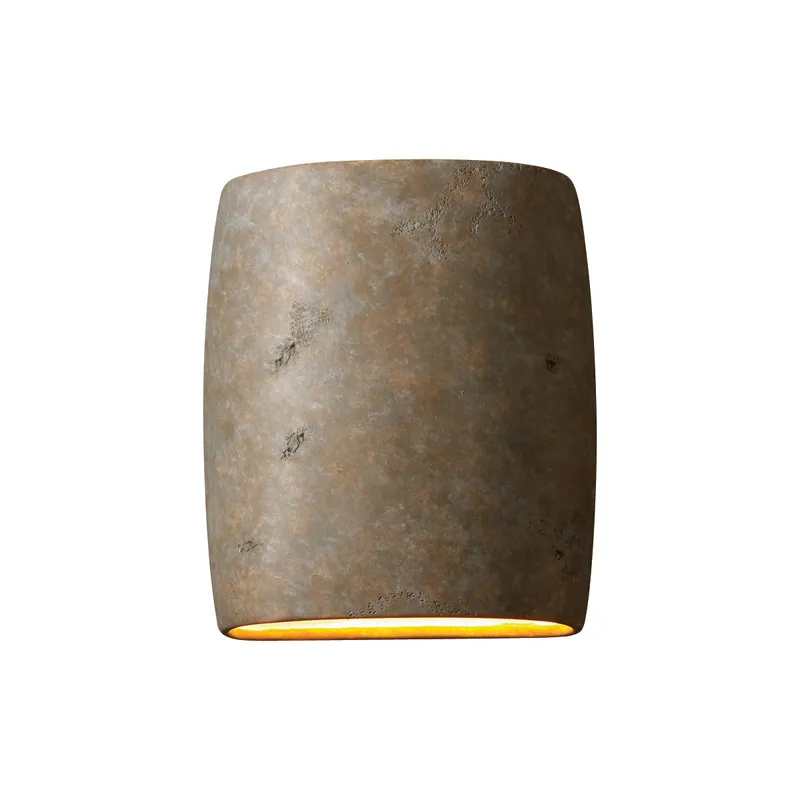 Ambiance LED 8 inch Harvest Yellow Slate ADA Wall Sconce Wall Light in 1000 Lm LED, Small