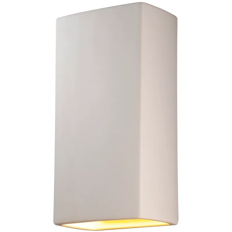 Ambiance Rectangle LED 11 inch Harvest Yellow Slate Wall Sconce Wall Light, Really Big