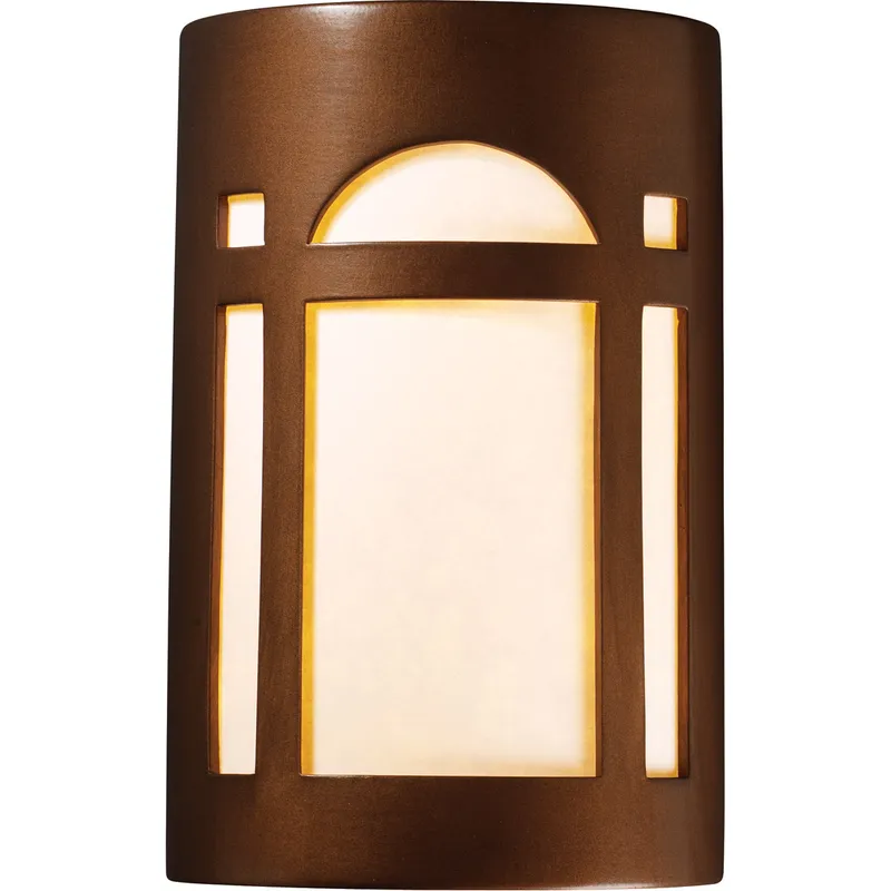 Ambiance 7.75 inch Antique Copper Wall Sconce Wall Light
