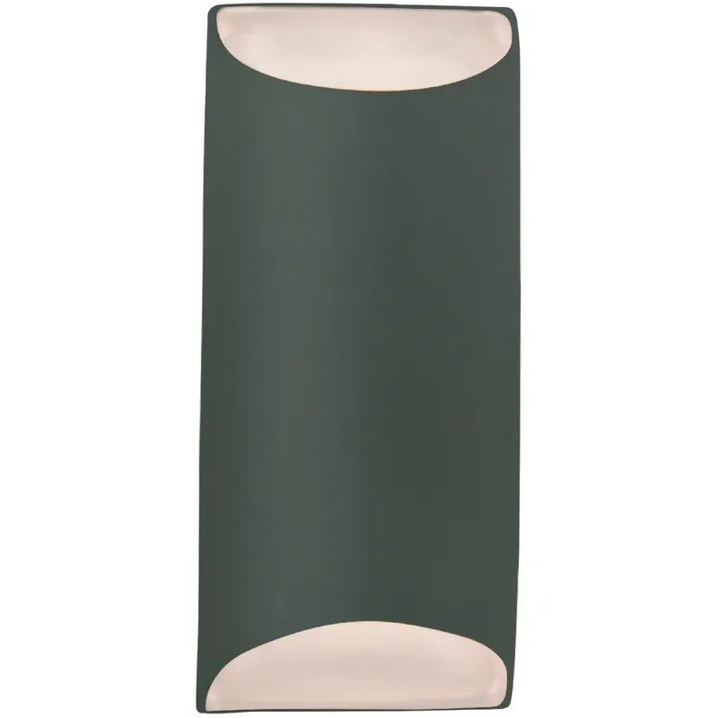Ambiance LED 7 inch Pewter Green ADA Wall Sconce Wall Light