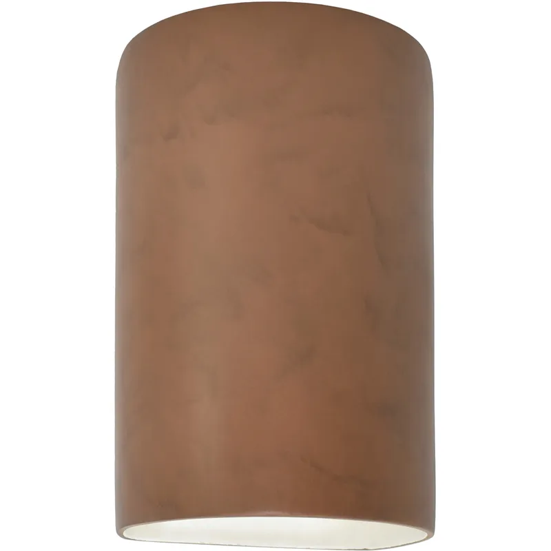 Ambiance Wall Sconce Wall Light in Terra Cotta, Incandescent, Large