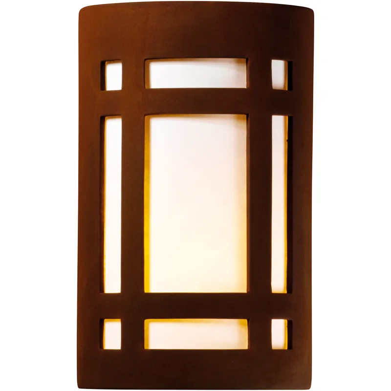 Ambiance LED 8 inch Carrara Marble Wall Sconce Wall Light in 1000 Lm LED, Large
