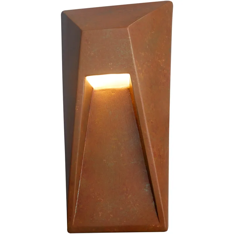 Ambiance LED 8.5 inch Rust Patina ADA Wall Sconce Wall Light, Vertice