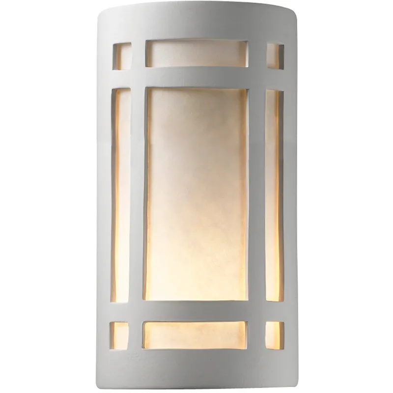 Ambiance Cylinder LED 7.75 inch Antique Copper ADA Wall Sconce Wall Light, Large