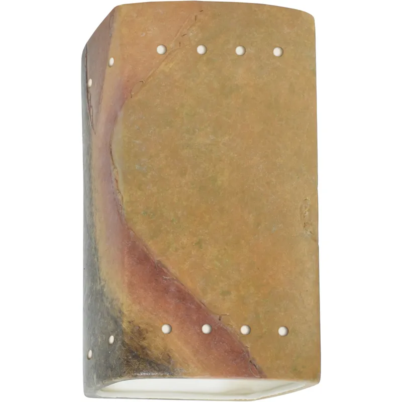 Ambiance Wall Sconce Wall Light in Harvest Yellow Slate, Incandescent, Small