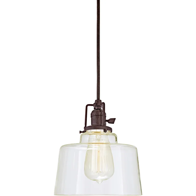 Union Square Buffy 1 Light 7 inch Oil Rubbed Bronze Pendant Ceiling Light
