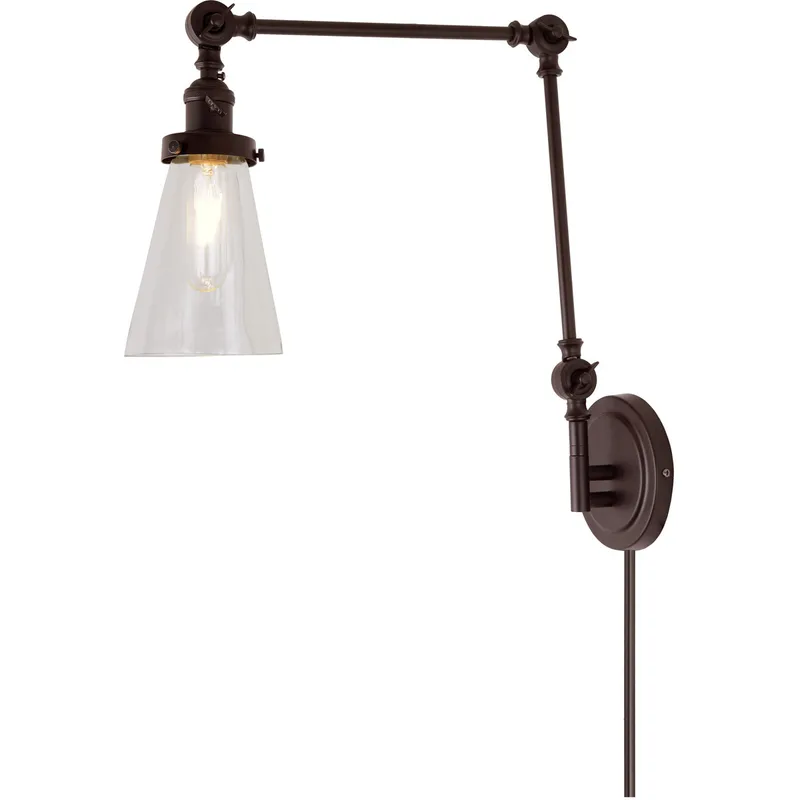 Soho 36 inch 100 watt Oil Rubbed Bronze Swing Arm Wall Sconce Wall Light