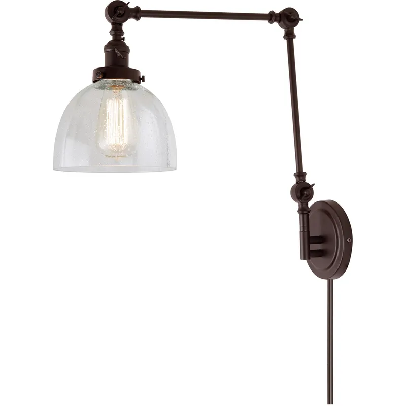 Soho 35 inch 100 watt Oil Rubbed Bronze Swing Arm Wall Sconce Wall Light