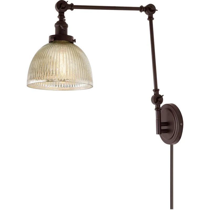 Soho 35 inch 100 watt Oil Rubbed Bronze Swing Arm Wall Sconce Wall Light