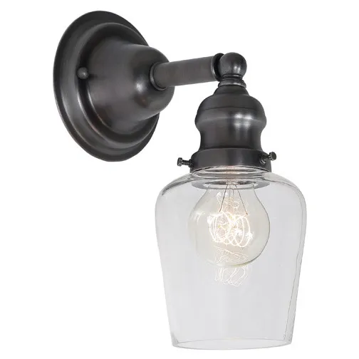 Union Square 1 Light 5 inch Gun Metal Wall Sconce Wall Light