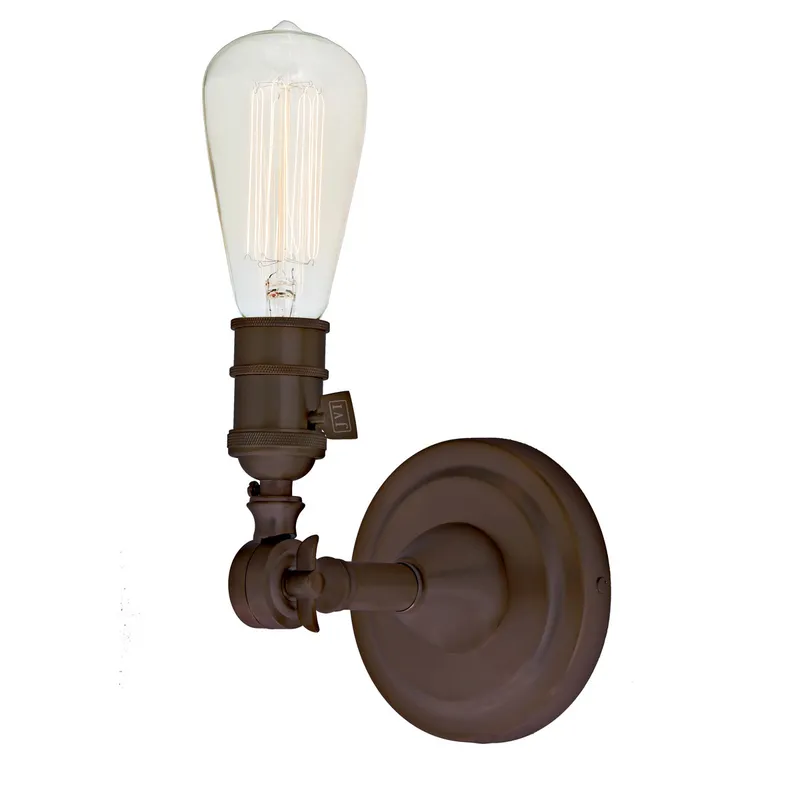 Soho 1 Light 5 inch Oil Rubbed Bronze Wall Sconce Wall Light in Clear Glass, Swivel