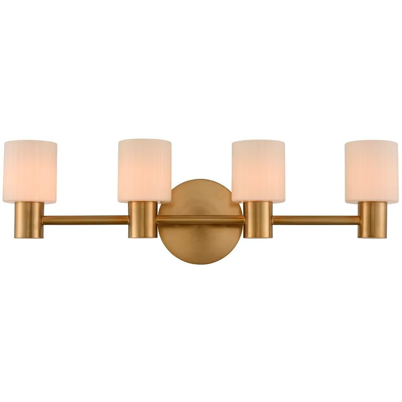 Harlowe LED 26 inch Winter Brass Bath Vanity Light Wall Light