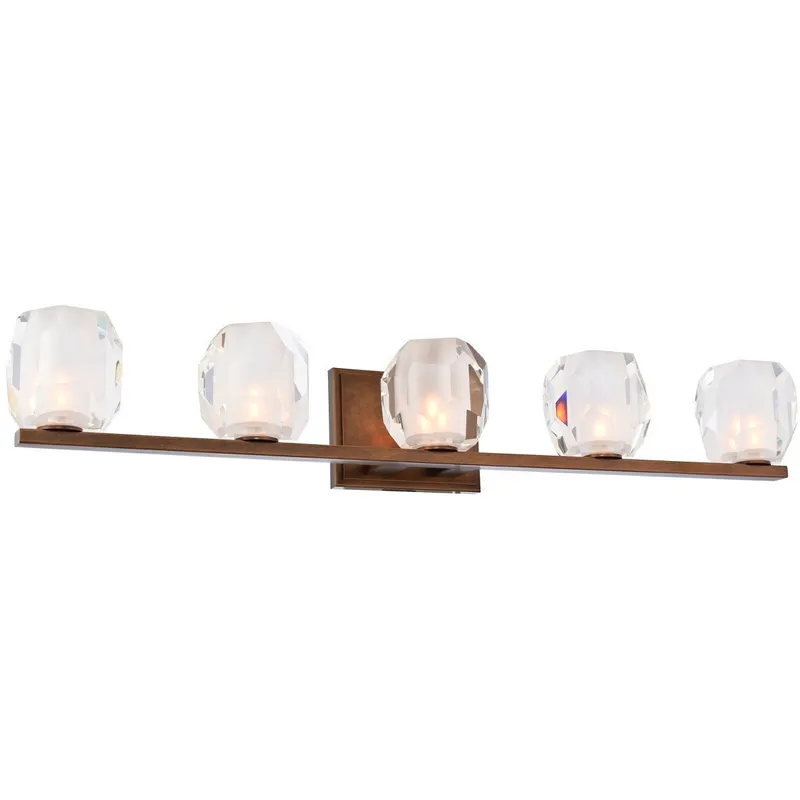Regent LED 32 inch Vintage Bronze Bath Vanity Light Wall Light