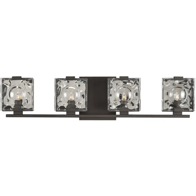 Norwalk 4 Light 25.5 inch Bronze Vanity Light Wall Light