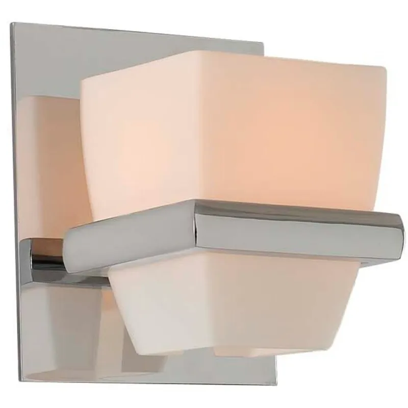 Malibu LED 5 inch Chrome Bath Light Wall Light