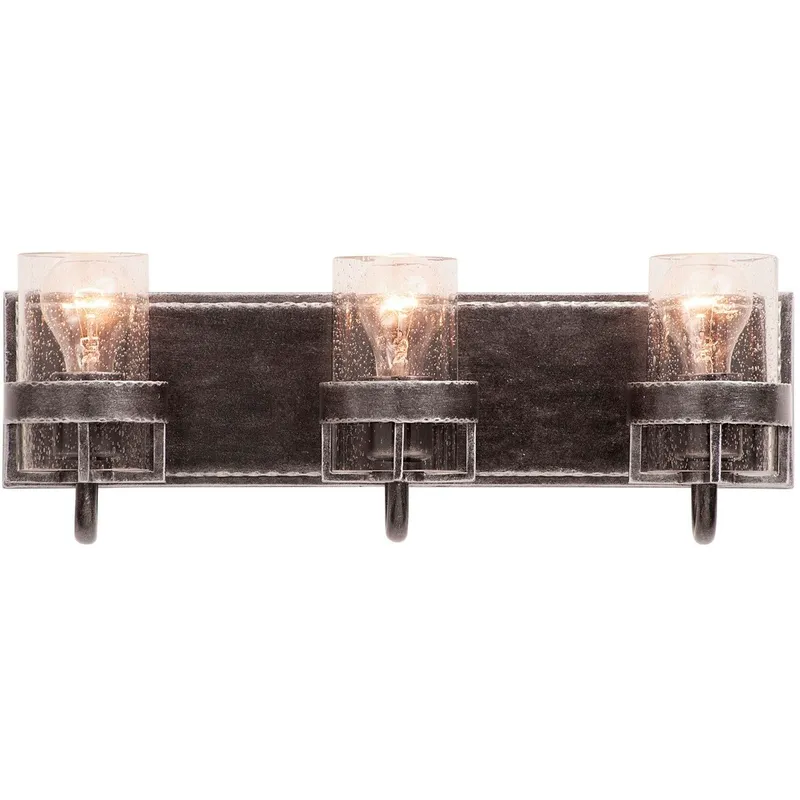 Bexley 3 Light 20 inch Vintage Iron Bath Vanity Light Wall Light