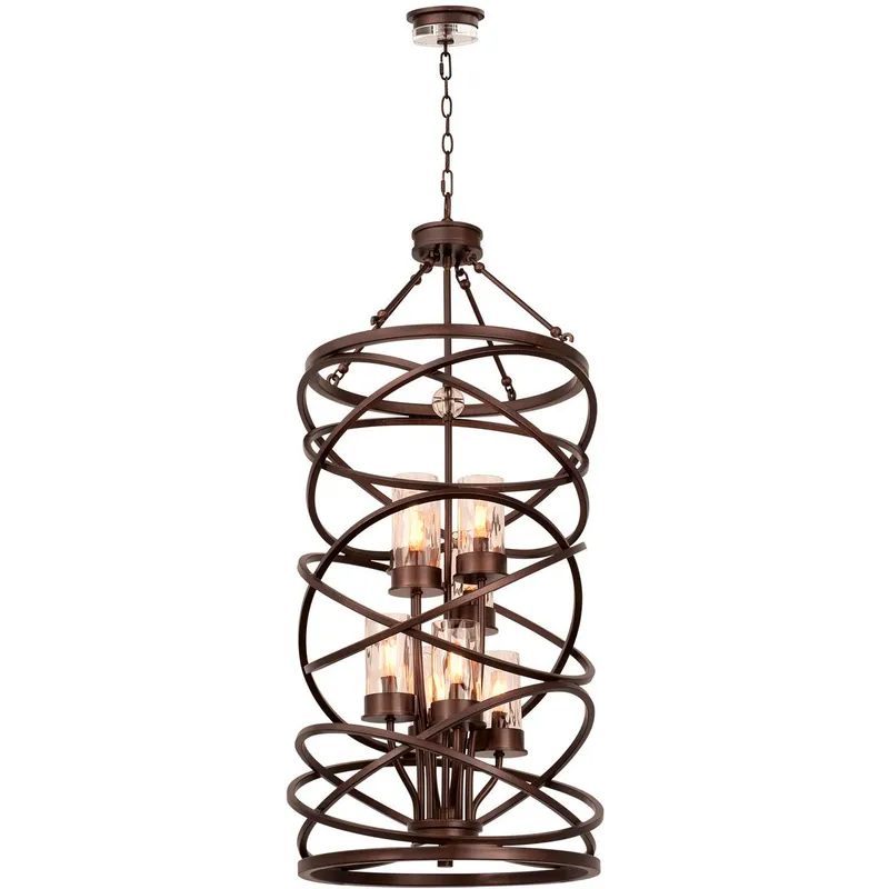 Eternity 8 Light 20 inch Etruscan Bronze Foyer Ceiling Light