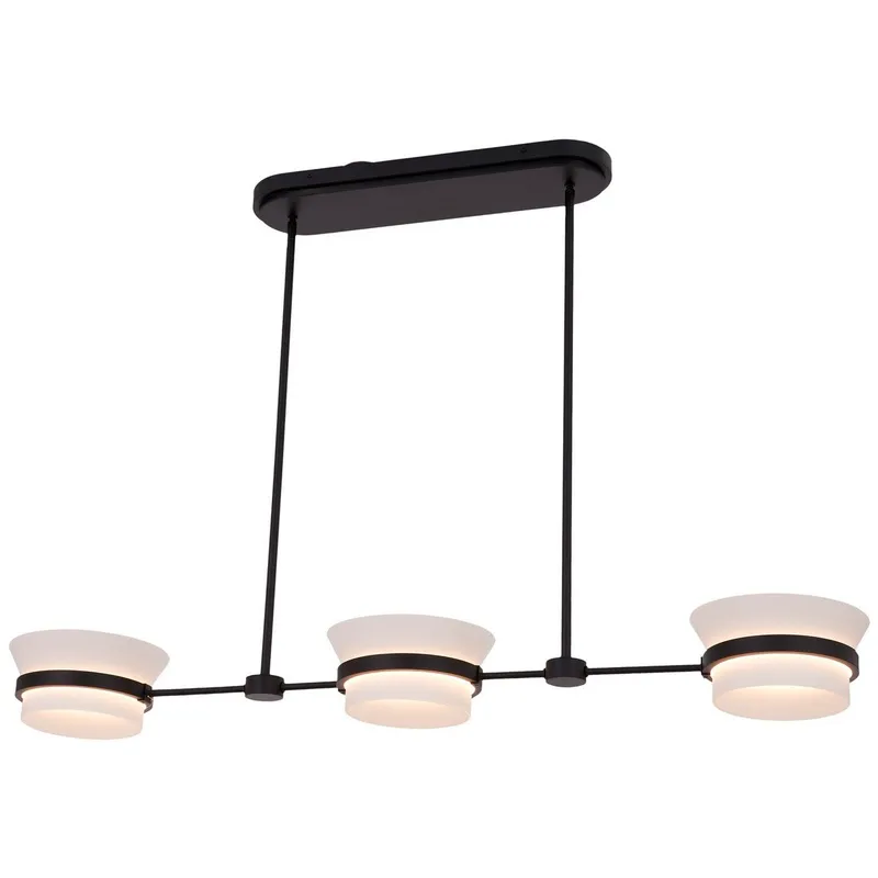 Anel Island Light Ceiling Light in Matte Black