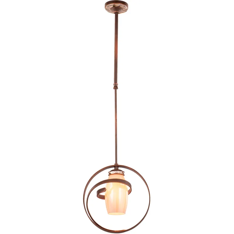 Monaco 1 Light 14 inch Antique Copper Mini Pendant Ceiling Light