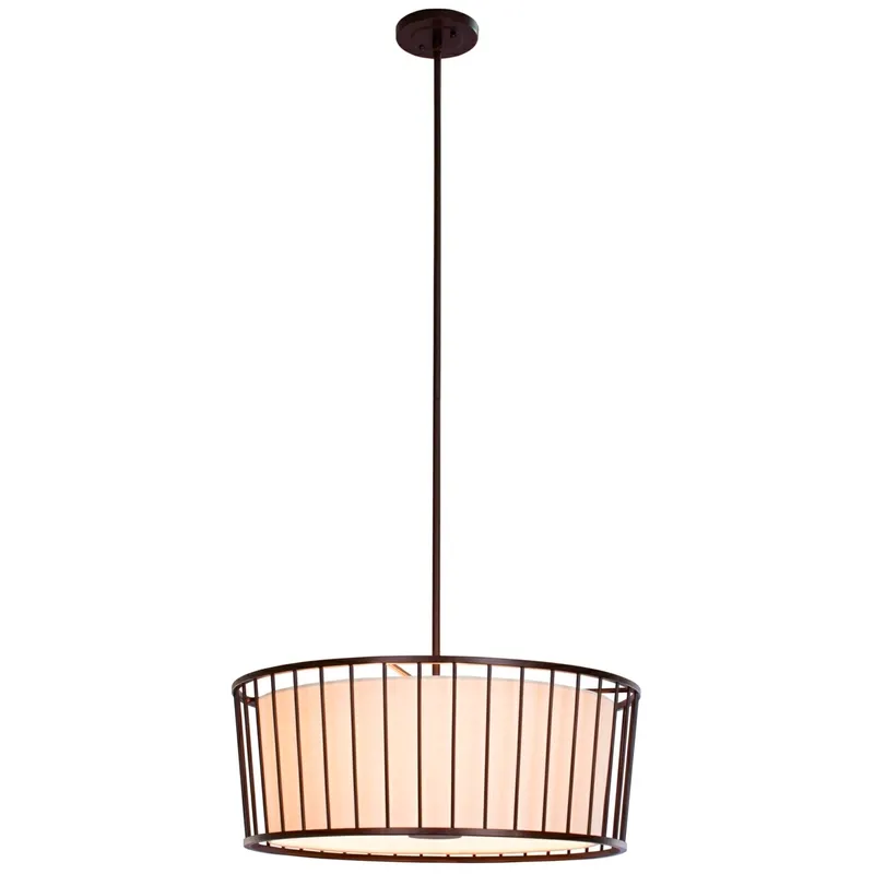 Pacifica 6 Light 24 inch Bronze Pendant Ceiling Light