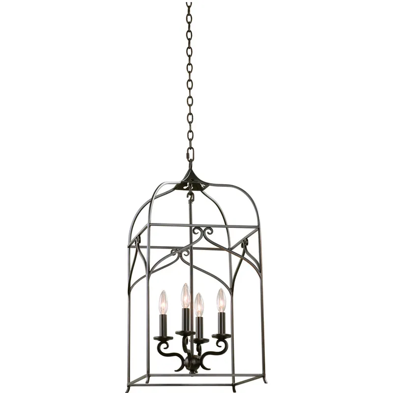 Somers 4 Light 14 inch Heirloom Bronze Pendant Ceiling Light