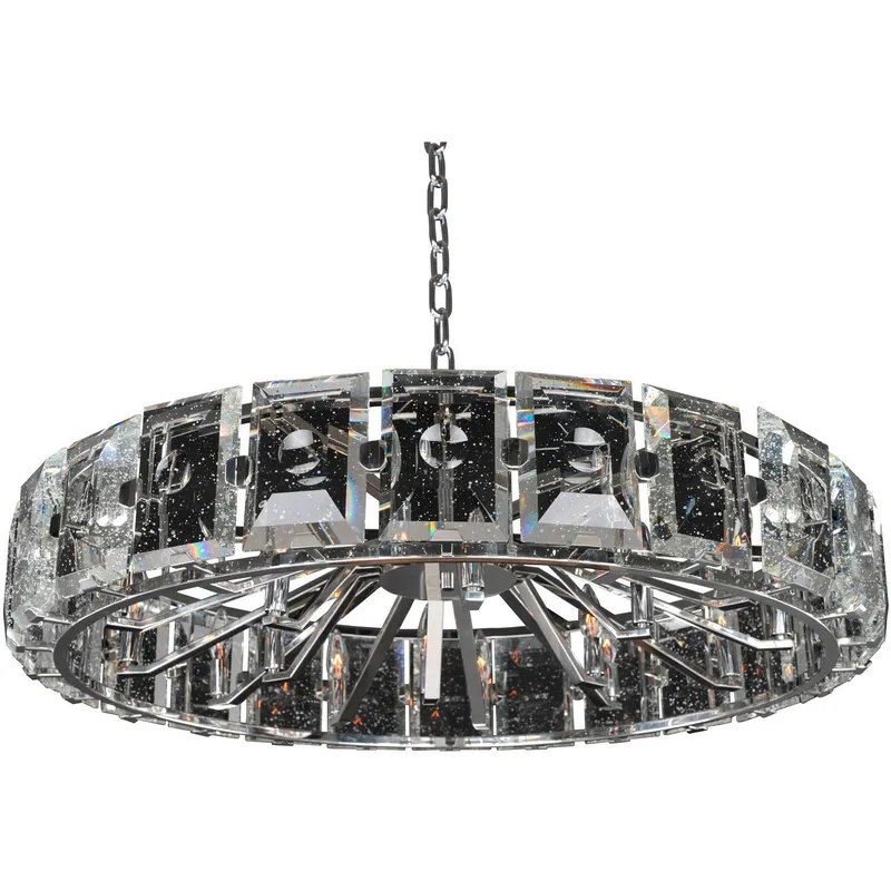 Giada 8 Light 39 inch Stainless Steel Pendant Ceiling Light