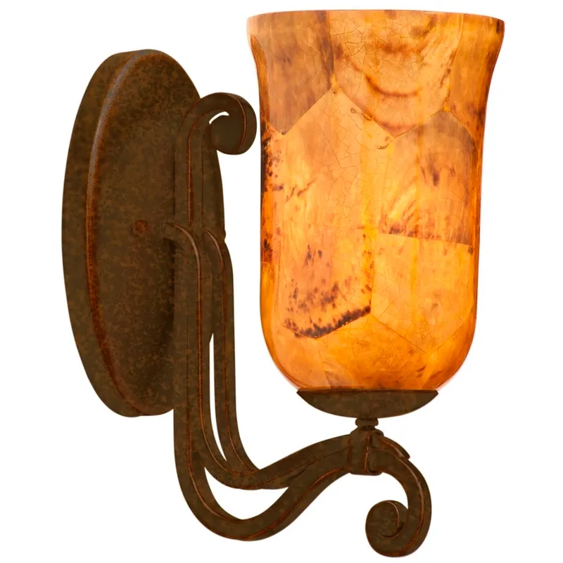 Somerset 1 Light 6 inch Tortoise Shell Wall Sconce Wall Light