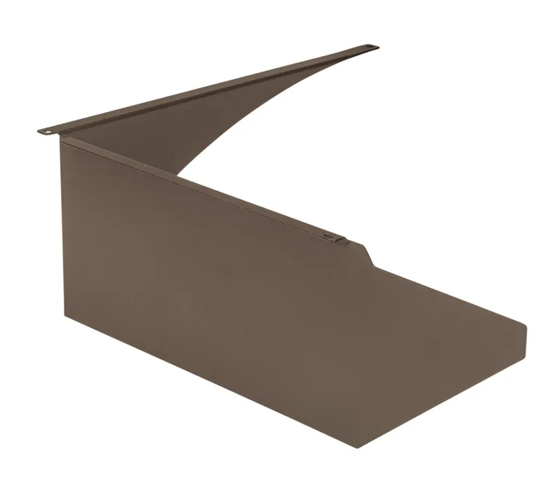 Glare shield | Bronze | Right side mounted | Used on Series 2 area lights | Medium housing