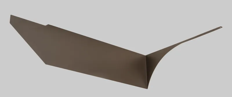 Glare shield | Bronze | Left side mounted | Used on Series 2 area lights | Very large housing