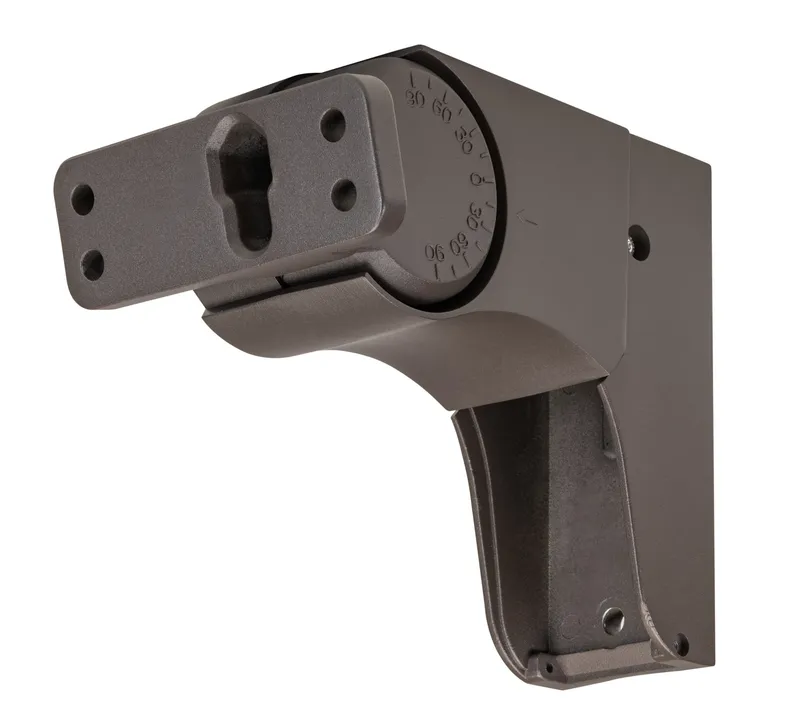 Adjustable pole mount kit | Suitable for round or square poles | Bronze