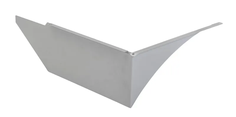 Glare shield | Silver | Left side mounted | Used on Series 2 area lights | Medium housing