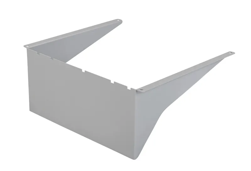 Reversible glare shield | Silver | Used on Series 2 area lights | Medium housing