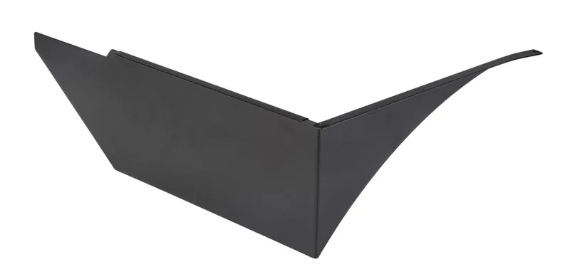 Glare shield | Black | Left side mounted | Used on Series 2 area lights | Medium housing
