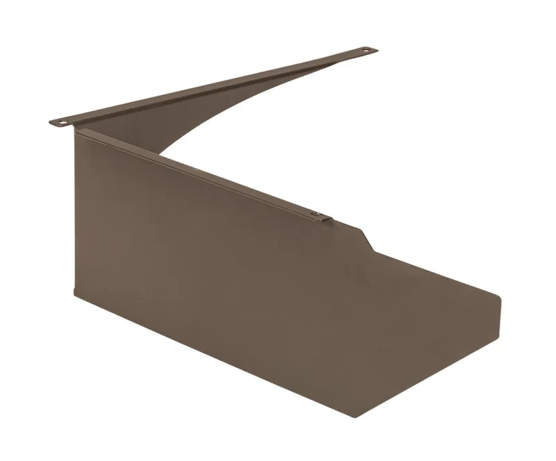 Glare shield | Bronze | Right side mounted | Used on Series 2 area lights | Small housing