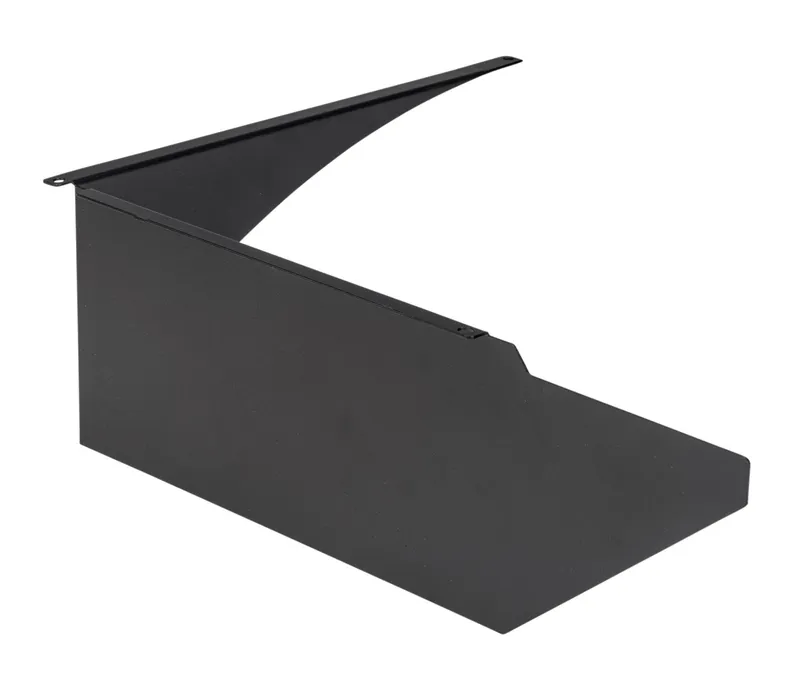 Glare shield | Black | Right side mounted | Used on Series 2 area lights | Medium housing