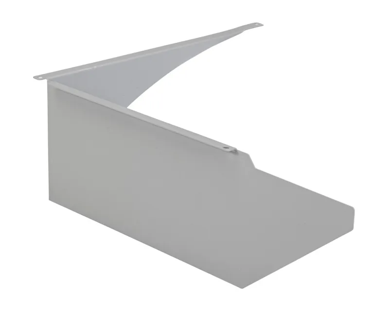 Glare shield | Silver | Right side mounted | Used on Series 2 area lights | Medium housing