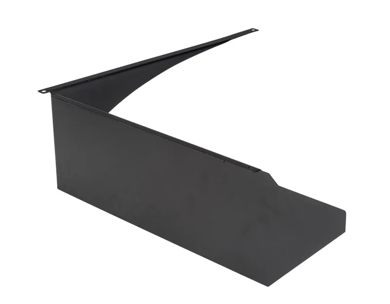 Glare shield | Black | Right side mounted | Used on Series 2 area lights | Large housing