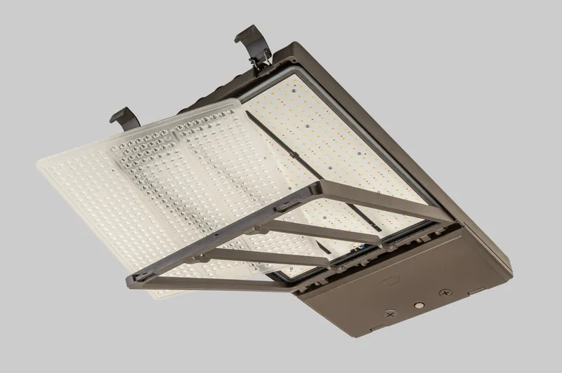 340W Power Select | Color Select | LED Area Light with NEMA Twist Lock Receptacle + Shorting Cap | Series 2 Very Large Housing | Optics Selectable A (Type III and V) | 120-277V Input | 0-10V Dimmable | Bronze Housing | Generation 2