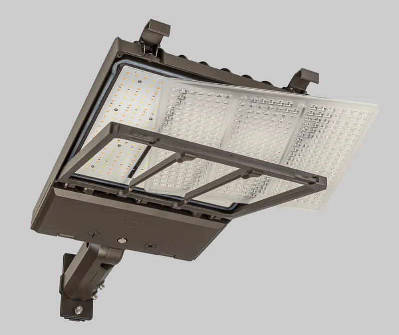290W Power Select | Color Select | LED Area Light with NEMA Twist Lock Receptacle + Shorting Cap | Series 2 Large Housing | Optics Selectable A (Type III and V) | Unv. Slipfitter Mount | 120-277V Input | 0-10V Dimmable | Bronze Housing | Gen2