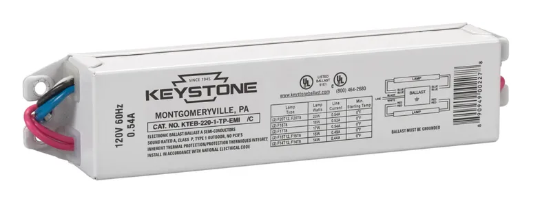 2x F20T12, 120V, NPF, Electronic